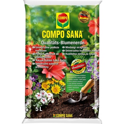 Compo Sana Univerzálny kvetinový substrát 5 l