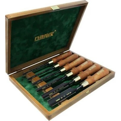 Sada dutých dlát v kazetě 6dílná WOOD PREMIUM - 8, 10, 12, 16, 20, 26 mm