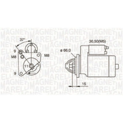 Startér MAGNETI MARELLI 063721260010