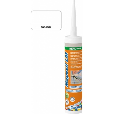 Mapesil LM 100 Těsnící silikonový tmel 310 g Bílá