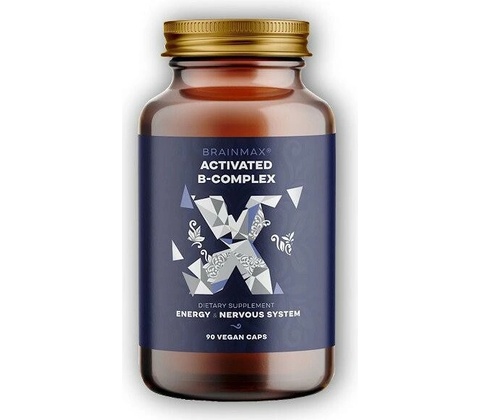 BrainMax Activated B-Complex 90 rastlinných kapsúl