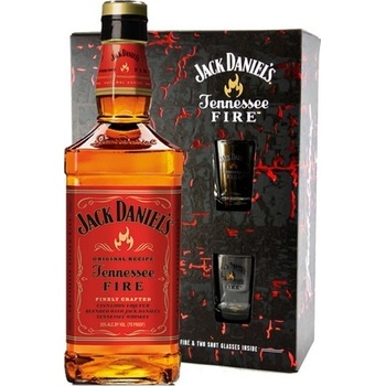 Jack Daniel´s Fire 35% 0,7 l (darčekové balenie 2 poháre)