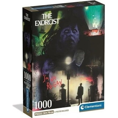 CLEMENTONI Horror Collection Vyháňač diabla 1000 dielov