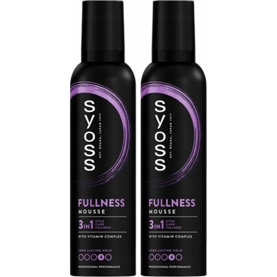Syoss Full Hair Penové tužidlo pre silu a objem 250 ml x2