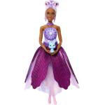 Barbie Кукла Barbie Petal Pop - Барби с изненада, рокля с лилава маргаритка, 30 cm (JMF58)