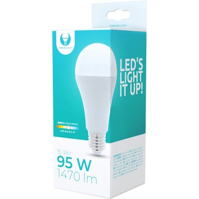 Forever LED žiarovka E27 A65 15W 230V 6000K 1300lm