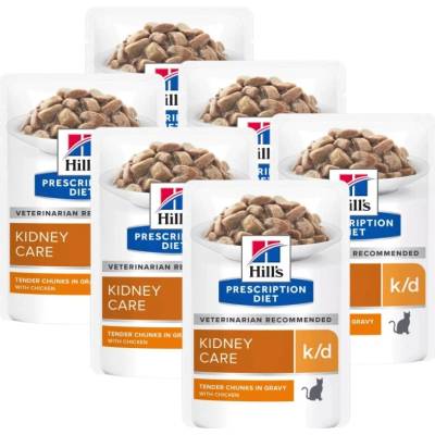 HILL'S PD Prescription Diet Feline k/d chicken 6x85 g