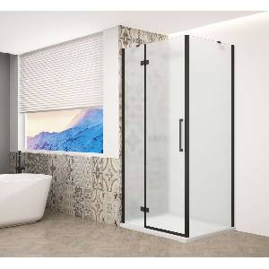SAPHO Trinity - Душ кабина 120x100 см, лява, матирано стъкло/черна GT5610-12ML-B (GT5610-12ML-B)