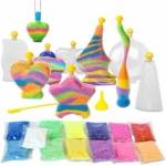 LEAN Toys Magic Sand DIY Creative Kit Sand Decorations Glow Sand