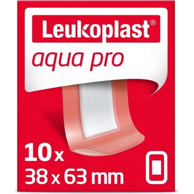 LEUKOPLAST AQUA PRO náplasť na rany, vodeodolná, 38 x 63 mm (inov.2020/2021) 10 ks