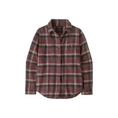Patagonia FJORD FLANNEL SHIRT Women Cozy Cabin: Berry Fig fialová