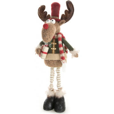 MyBestHome Vánoční figurka JINGLES SOB 38 cm
