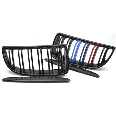 Predná maska BMW E90 / E91 05-08 Sport Glossy Black Tri-Colour Double Black