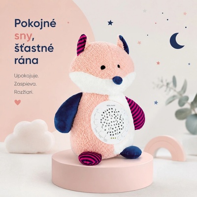 líška s projektorom a uspávankami MILLY MALLY