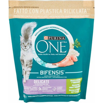 Purina ONE pre citlivé mačky s morčacím mäsom a ryžou 450 g