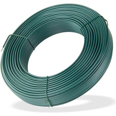 DEMA Vázací napínací drát poplastovaný 3,1 mm, délka 110 m, zelený 31306D