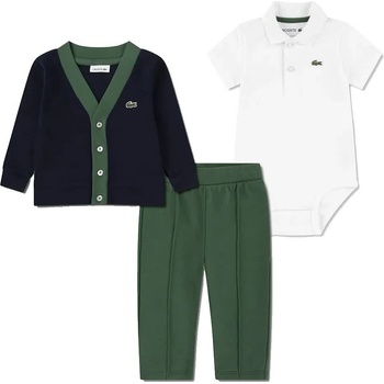 Lacoste kids Mon Premier set 3 units - Green / White (White)