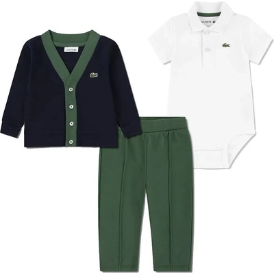 Lacoste kids Mon Premier set 3 units - Green / White (White)