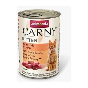 Animonda Carny Kitten teľacie, kura a morka 400 g
