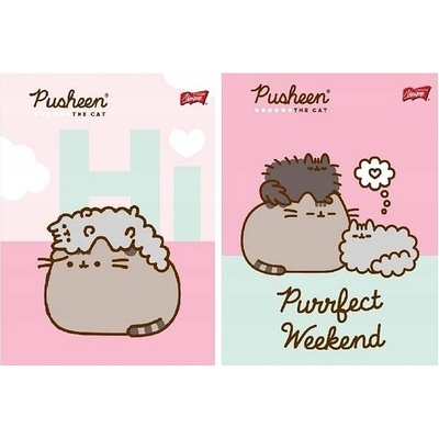 StMajewski Sešit A5 kočička Pusheen 4 druhy linkovaný
