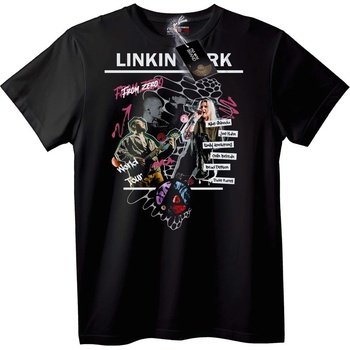 NOONEBRAND Тениска Световно Турне From Zero на Linkin Park - 4XL, White