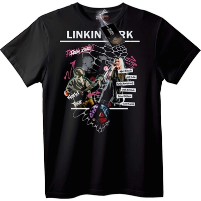 NOONEBRAND Тениска Световно Турне From Zero на Linkin Park - 4XL, White