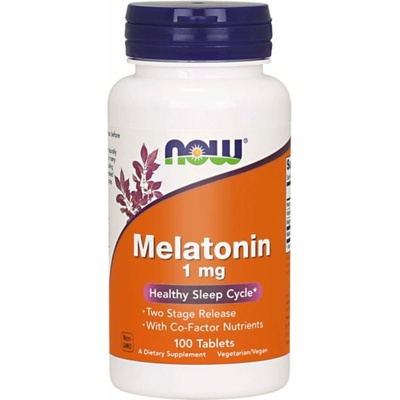 Now Foods Melatonín 1 mg 100 tabliet