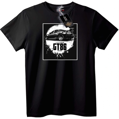 NOONEBRAND Тениска GT86 Car Mania - 6XL, White