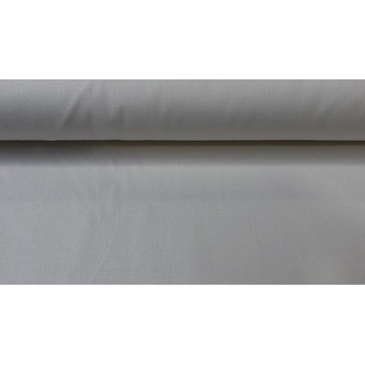 Bavlnená látka UNI smotanová šírka 150 cm