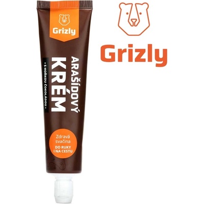 Grizly arašídové máslo s belgickou čokoládou v tubě 75 g
