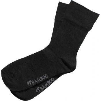 Gino ponožky bambusové bezšvíkové 82003 čierne