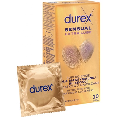 Durex Sensual Extra Lube 10 ks