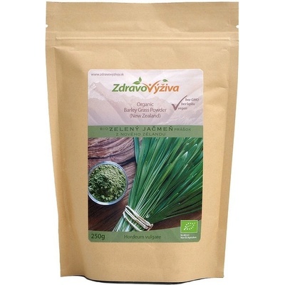 Zdravovýživa Bio Novozélandský Mladý jačmeň prášok 250 g