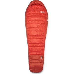 Rab Пухен спален чувал Rab Alpine -6C / 20F Down sleeping bag - Dark Horizon / Tuscan Red - размер Regular (513-1922-0111) Спален чувал
