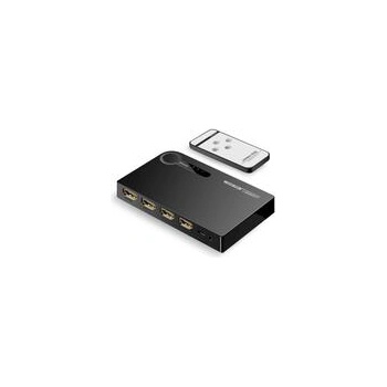 UGREEN HDMI превключвател Ugreen 40234 - 3x HDMI 3D 4K 7.5Gbps 36bit на канал - черен (40234)