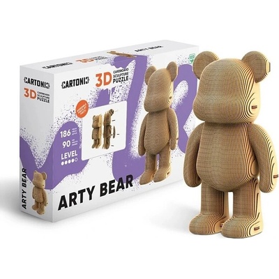 Cartonic 3D PUZZLE ARTY BEAR, 186 ks