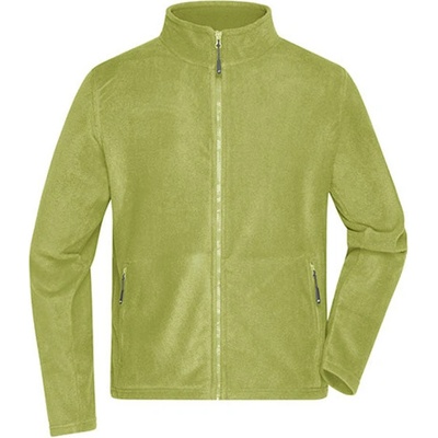 James & Nicholson fleecová mikina JN782 Lime green