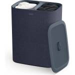 Joseph Joseph Tota - 90L Laundry Hamper with Lid, Separate Compartments with Removable Cotton Bags with Handles for Easy Carrying and Separation of Garments - Charcoal Black - 50004 (50004)