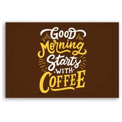 Fotoobraz 60x40 cm malý Good morning starts with coffee
