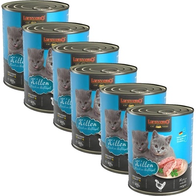 Leonardo Консерва за котенца Leonardo Kitten 6 x 800 г
