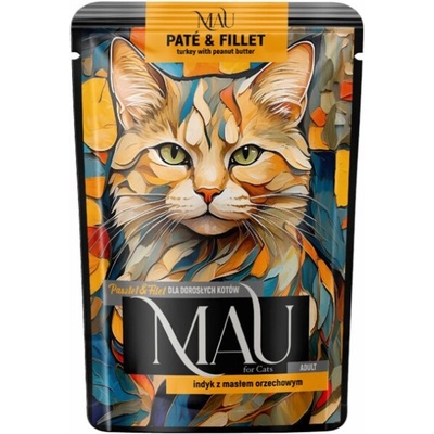 MAU Pate and Fillet Turkey with peanut butter 85 g