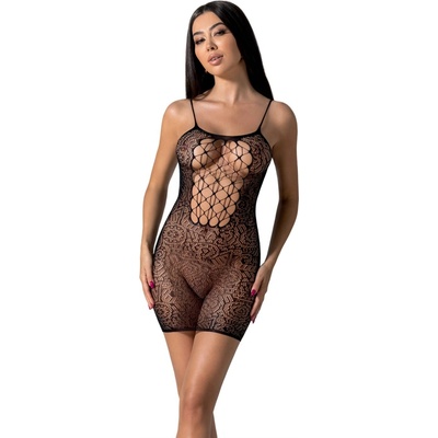 Passion BS096 black - Bodystocking Čierna