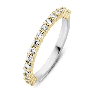 Ti Sento stříbrný prsten se zirkony 1918ZY