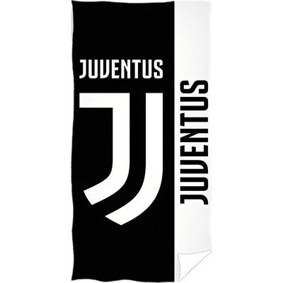 Juventus FC osuška 70 x 140 cm čierno biela