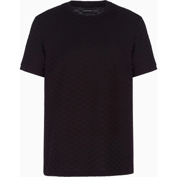 Emporio armani Тениска EMPORIO ARMANI Mens All-Over Print Regular Fit T-Shirt - Black 0999