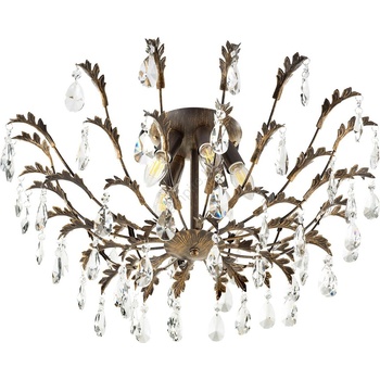 Onli - Таванно осветително тяло TERESA 5xE14/6W/230V бронзово (OL0563)