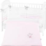 KikkaBoo Бебешки спален комплект с бродерия 6 части 60/120 Dream Big Pink (41101060129) - tary