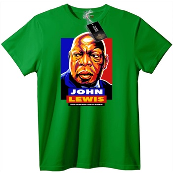 NOONEBRAND Тениска John Lewis черна история - 4XL, Black