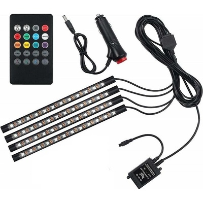Light SAU48 RGB sada do interiéru auta 4x 20cm