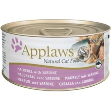 Applaws Cat makrela a sardinky 70 g